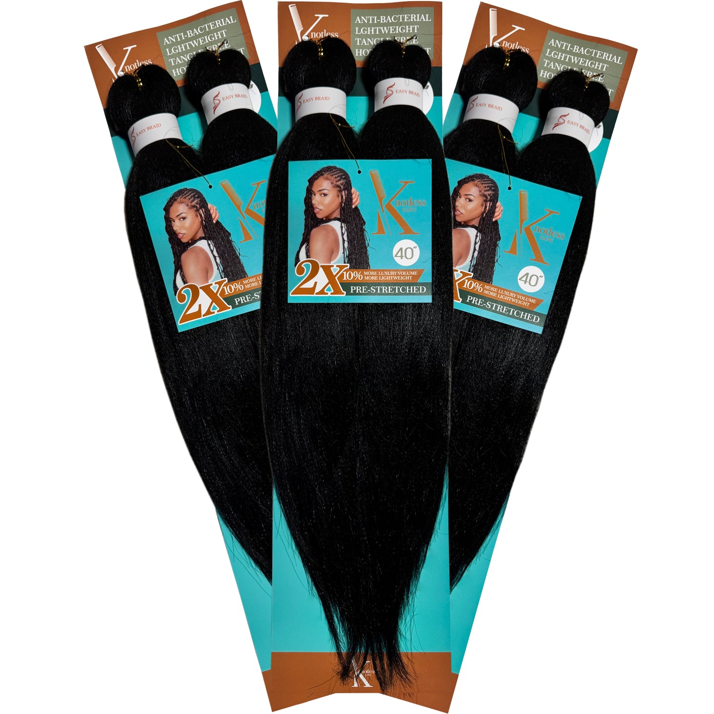 20PC BULK ORDER | 2X Knotless Gang Pre-Stretched Braiding Hair