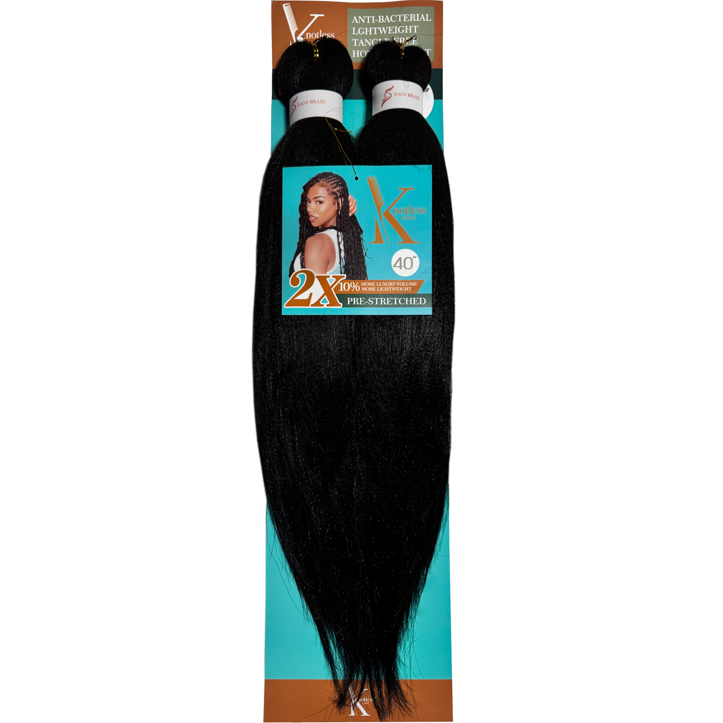 2X Knotless Gang Pre-Stretched Braiding Hair